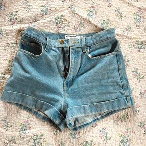 High Waisted American Apparel Shorts
